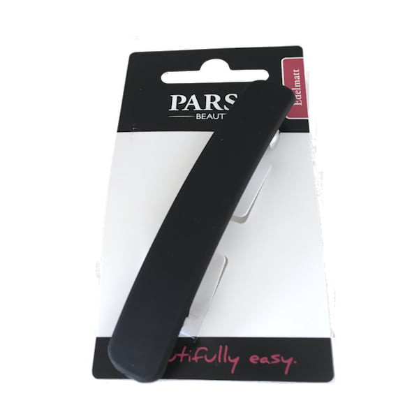 Parsa Haarschmuck Schwarz Matt Patentspange, No. 11132