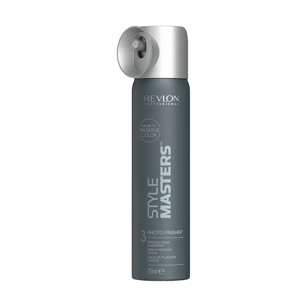 Revlon Style Masters Photo Finisher Hairspray 3 Strong Hold 75ml Mini Revlon Style Masters Photo Finisher Hairspray 3 Strong Hold 75ml Mini