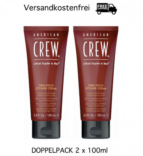 American Crew Firm Hold Styling Cream Doppelpack 2 x 100ml