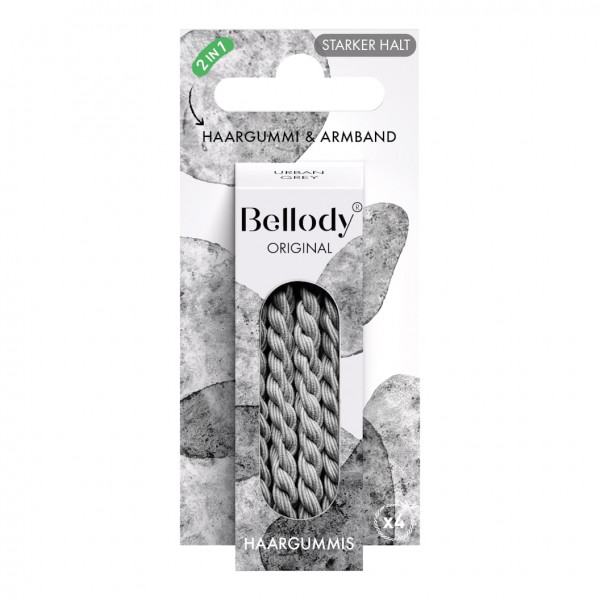 Bellody Original Haargummis Urban Gray (Grau)