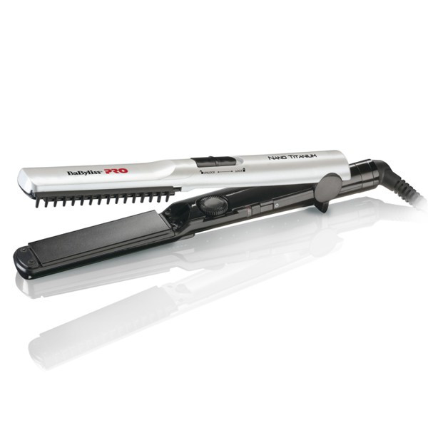 BaByliss PRO Nano Titanium Glätteisen BAB2655NTE 25mm, weiss