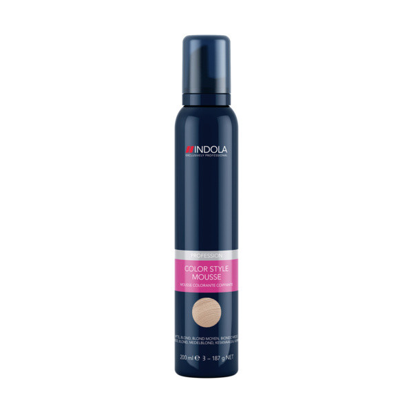 Indola Color Style Mousse Natural Medium Blond Indola Color Style Mousse Natural Medium Blond