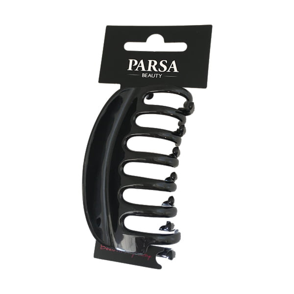 Parsa Haarschmuck Schwarz Wasserwell-Klammer XL, No. 87792