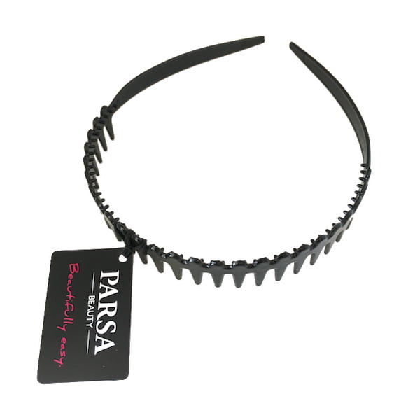 Parsa Haarschmuck Schwarz Haarreif gezackt, No. 87816