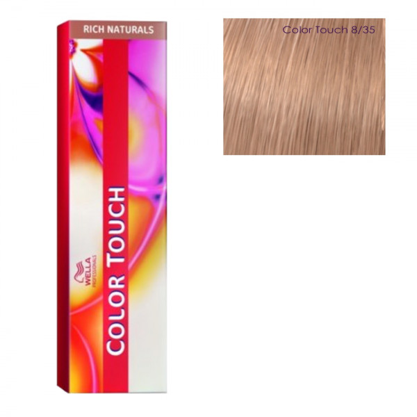 Wella Color Touch Rich Naturals 8/35 hellblond gold-mahagoni