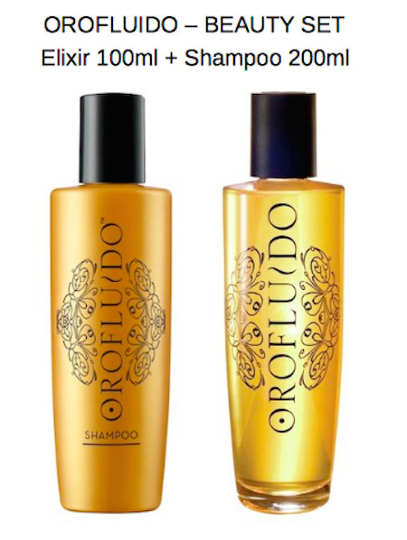Orofluido - AKTION Set - Beauty Elixir + Gratis Shampoo Orofluido - AKTION Set - Beauty Elixir + Gratis Shampoo