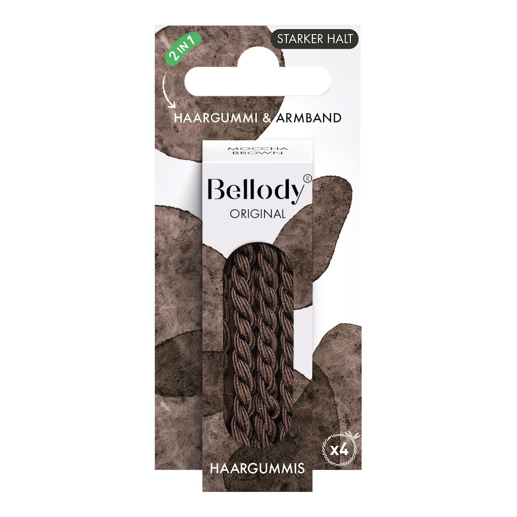 Bellody Original Haargummis Mocha Brown (Braun)
