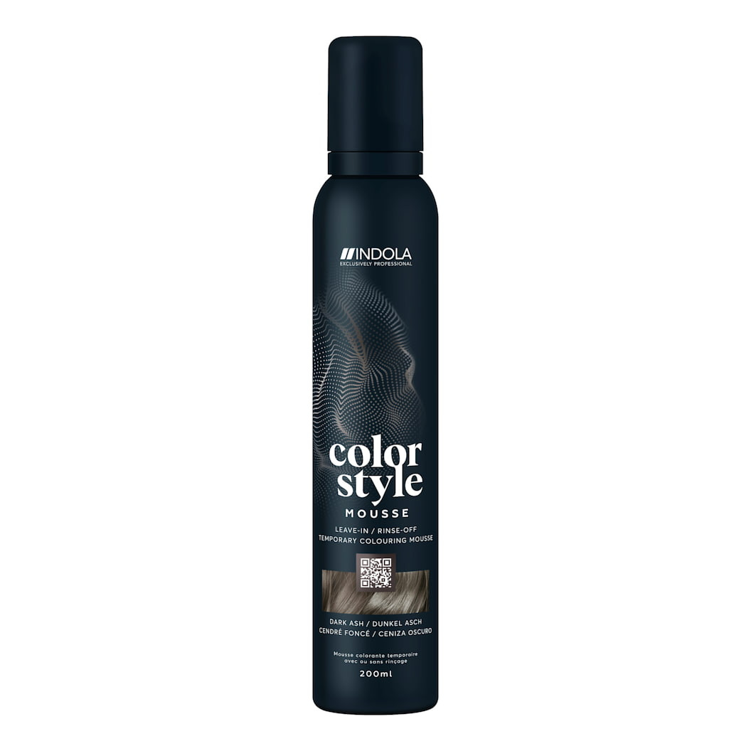Indola Color Style Mousse Dunkel Asch Indola Color Style Mousse Dunkel Asch