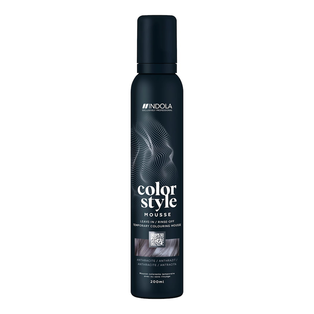 Indola Color Style Mousse Anthrazit