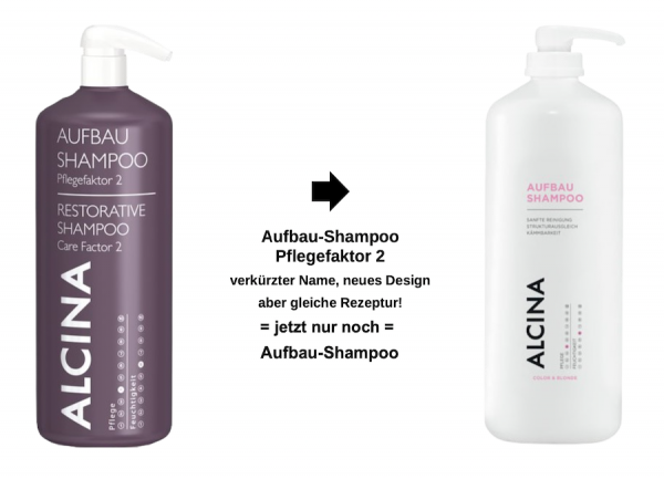 Alcina Aufbau-Shampoo Kabinett, Pflegefaktor 2