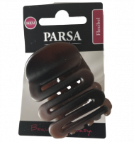 Parsa Haarschmuck Matt Braun Haargreifer Medium, No. 31191