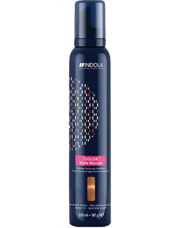 Indola Color Style Mousse Hellbraun Haselnuss