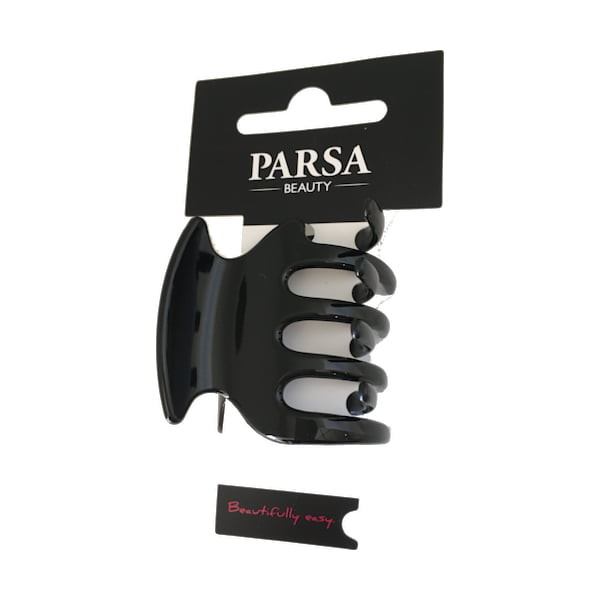 Parsa Haarschmuck Schwarz Wasserwell-Klammer Midi, No. 52324 Parsa Haarschmuck Schwarz Wasserwell-Klammer Midi, No. 52324