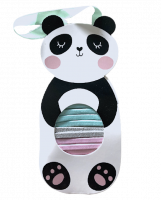 Parsa Haarschmuck Kids Haargummis Farb-Mix Panda 10 Stk., No. 078079