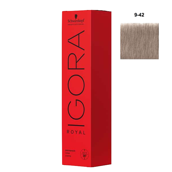 Schwarzkopf Igora Royal 9-42 extra hellblond beige cendre Schwarzkopf Igora Royal 9-42 extra hellblond beige cendre