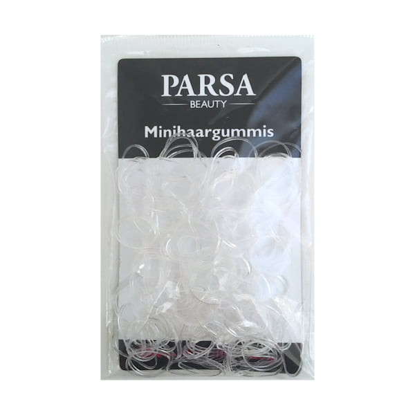 Parsa Haarschmuck Transparent Mini Haargummis Micro, No. 11155