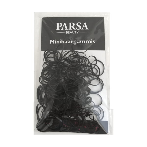 Parsa Haarschmuck Schwarz Haargummis Micro, No. 11124