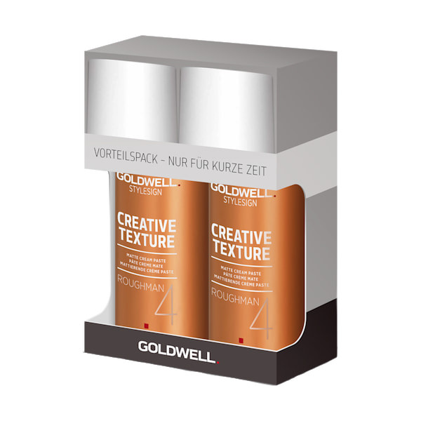 Goldwell STYLESIGN Texture Roughman Matte Cream Paste Doppelpack