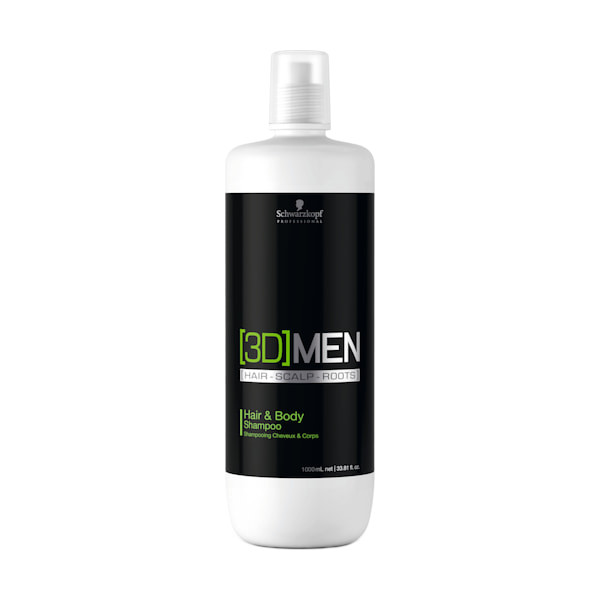 Schwarzkopf 3D Men Hair + Body Shampoo Kabinett