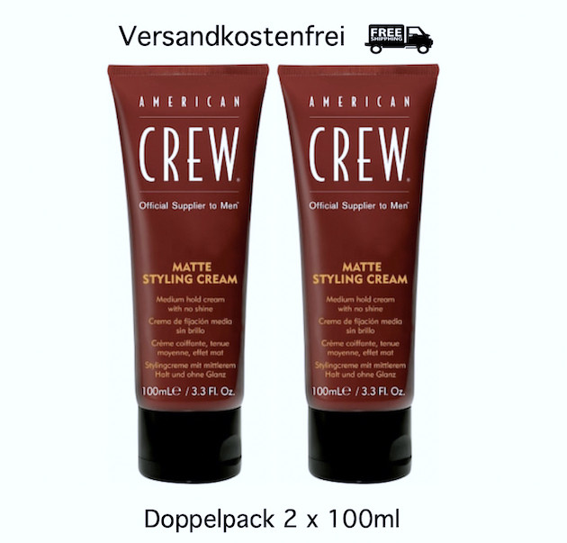 American Crew Matte Styling Cream Doppelpack 2 x 100ml American Crew Matte Styling Cream Doppelpack 2 x 100ml