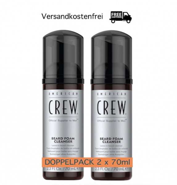 American Crew Beard Foam Cleanser Doppelpack 2 x 70ml