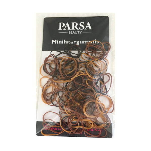 Parsa Haarschmuck Braun Mini Haargummis Micro, No. 11154 Parsa Haarschmuck Braun Mini Haargummis Micro, No. 11154