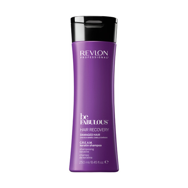REVLON Be Fabulous Hair Recovery CREAM Keratin Shampoo REVLON Be Fabulous Hair Recovery CREAM Keratin Shampoo