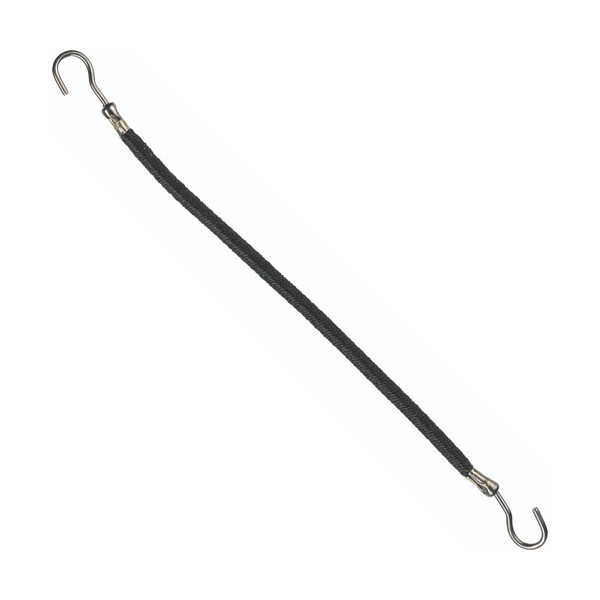 Comair Frisierzubehör Haarbinder Glatt Schwarz 10 cm