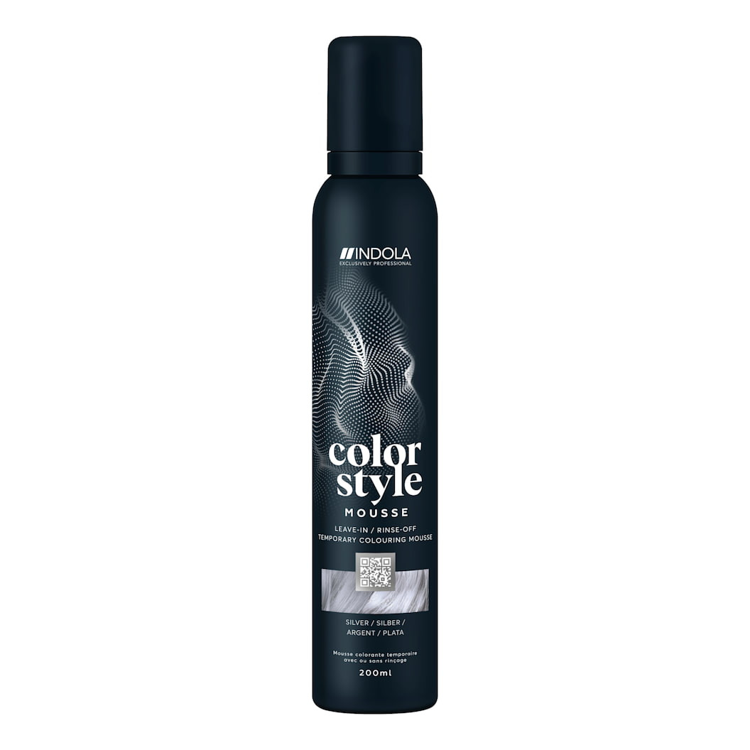 Indola Color Style Mousse Silber