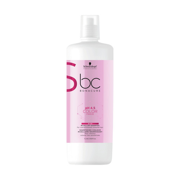 Schwarzkopf BC Bonacure ph 4.5 Color Freeze Micellar Rich Shampoo LITER