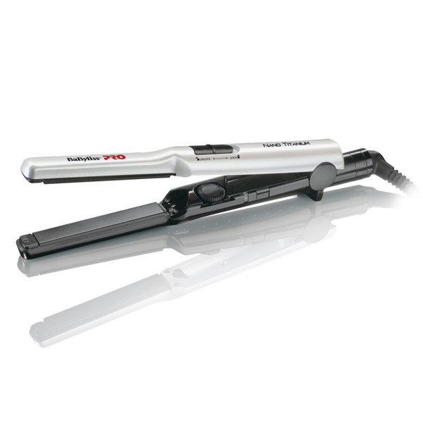 BaByliss PRO Nano Titanium Glätteisen BAB2653NTE 15mm, weiss