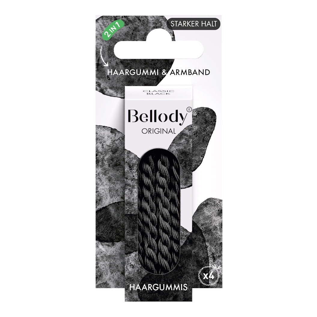 Bellody Original Haargummis Classic Black (Schwarz)