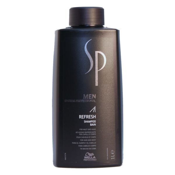Wella SP Men Refresh Shampoo 1L