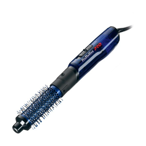 BaByliss PRO Blue Lightning Warmluftbürste mit 700 Watt BAB2620E