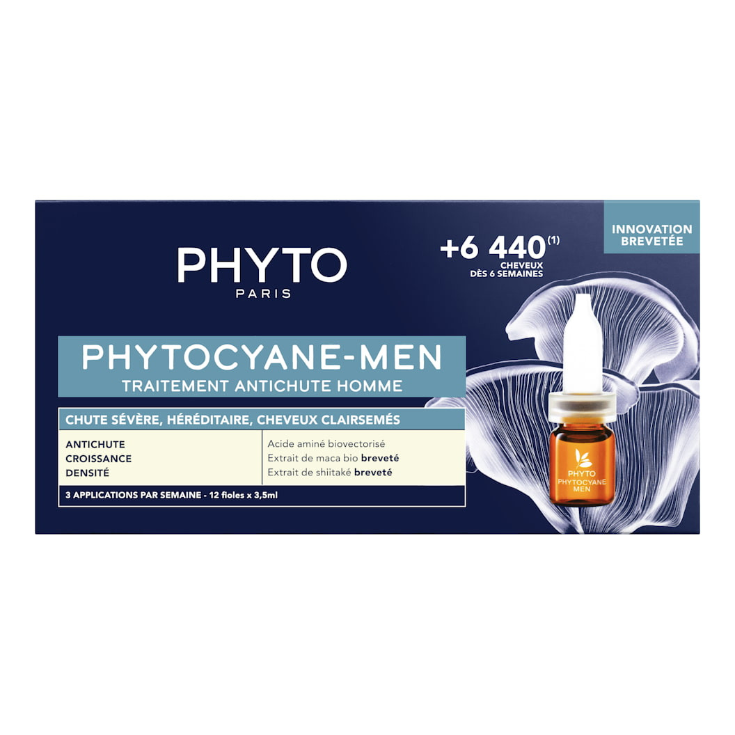PHYTO Phytocyane Männer - Anti Haarausfall Ampullen Kur 12 x 3,5ml